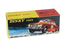 Dinky Toys boîte repro 1401 alfa romeo giulia 1600 TI rallye
