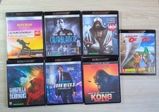 Lot de 7 Blu-ray 4K Ultra HD + Blu-ray comme neufs ! Godzilla Kong Creed 3 etc