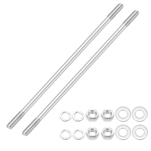 2set m8x220mm double ended - double,