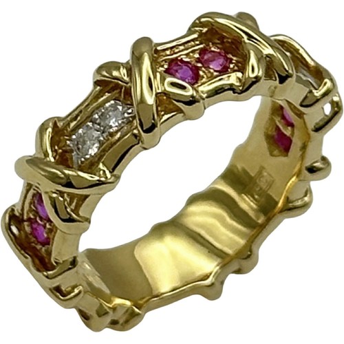 Bague rubis carats - or,