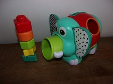 Jeu Jumbo Empilement Infantino elephant Jouet 1er 1st age shape sorter