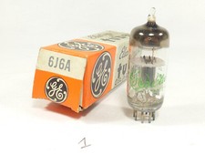 one 6J6A General Electric radio TSF tube neuf en boite NOS & NIB