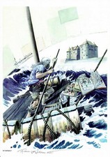 EX-LIBRIS LES CHEMINS DE MALEFOSSE NUMEROTE ET SIGNE PAR DERMAUT NEUF