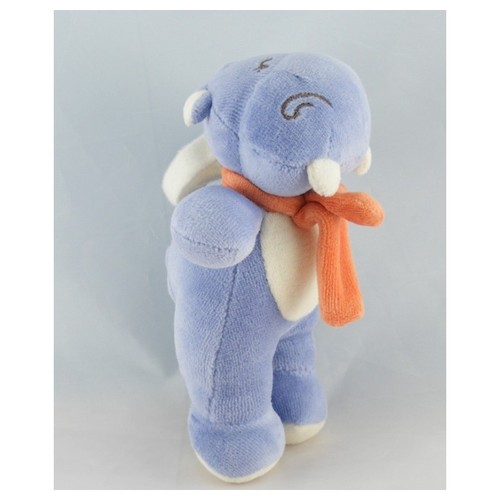Doudou hippopotame bleu - , mauve