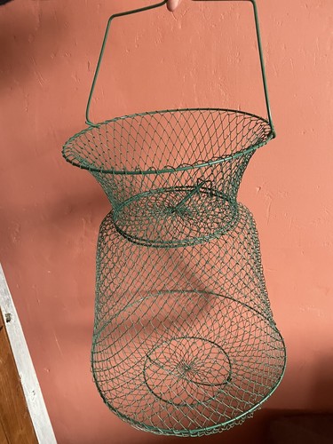 Panier bourriche métal vert - métal,