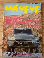 MAGAZINE AUTOPOP N°18 JANVIER 1973 DS 23 CRITERIUM RALLYE BANDAMA FLANDRES COTE