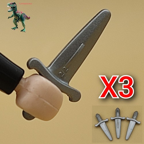 Playmobil poignard - x3,