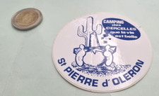 Autocollant /Sticker  "CAMPING DES CERCELLES la vie est belle ST PIERRE D OLERON