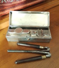 Rare Ancien Coffret Fer à