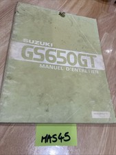 Suzuki GS650 GT GL G ( Katana ) 1981 manuel revue technique atelier moto
