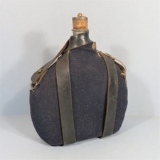 GOURDE OU BIDON DE 2 LITRES ARMEE FRANCAISE MODELE 1935 AVIATION CHASSEUR ALPIN 