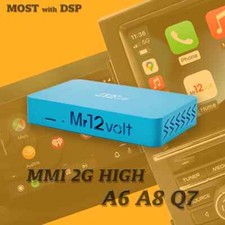 Interface automatique MMI 2G High A6 A8 Q7 MOST CarPlay et Android avec DSP