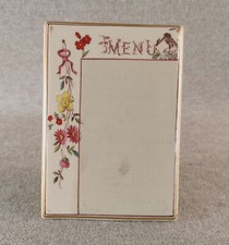 BEAU PORTE MENU EN  FAIENCE DE