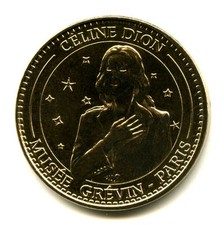 75009 Musée Grévin, Céline Dion, CAN, Paris en maigre, 2014, Monnaie de Paris