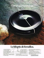 PUBLICITE ADVERTISING 015  1974  TERRAILLON  pèse-personne  KILOPTIC