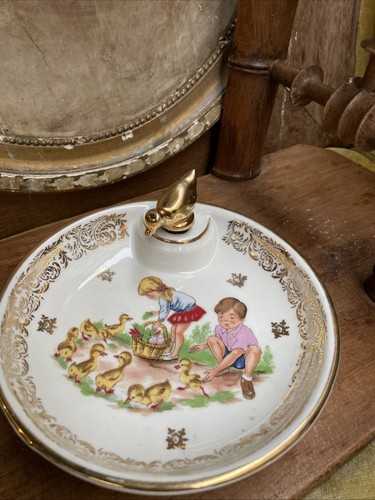 Ancienne assiette bouillie - assiette,