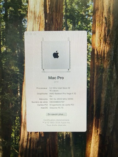Mac pro 2019 - (7,1), 3.2