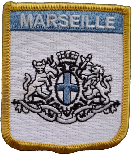 Patch brodé drapeau marseille - patch,