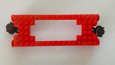LEGO - Train Base 6 x 16 rouge avec aimants - set 7715 7820 7725 4563 7818