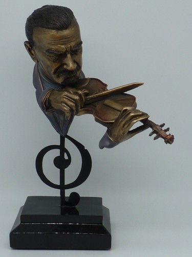 Statue design buste resine - et,