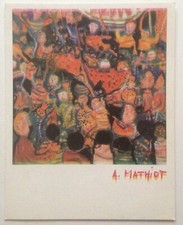 ALAIN MATHIOT   - Carton d invitation - 1974