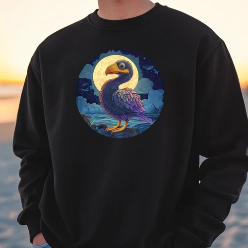 Dodo full moon sweatshirt - moon,