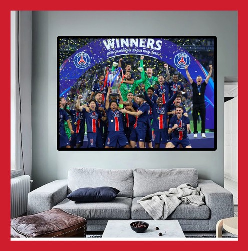 Toile psg inter victoire - psg,