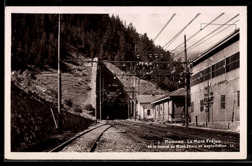 Cpa modane mont - mont, et