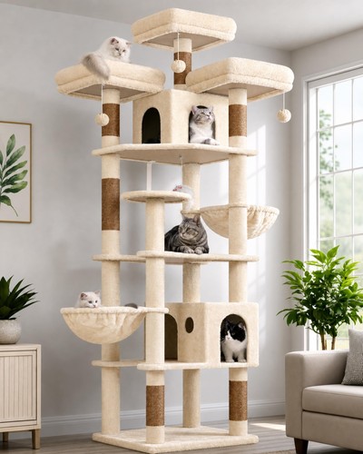 Arbre chat beige xxl 209 - arbre,