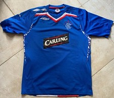 Glasgow Rangers maillot 2008 Brahim Hemdani vintage jersey OM football Umbro L