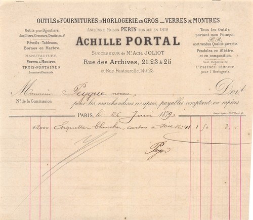 1879 outils fournitures d - 1879, et