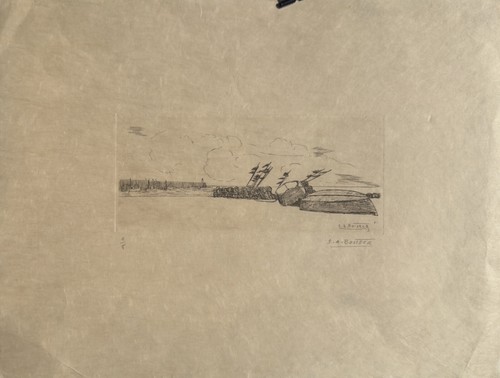 Salomon alfred boisecq - boisecq, gravure