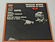 DISQUE VINYLE 33 TOUR CHARLES MUNCH RAVEL BOLERO RAPSODIE ESPAGNOLE