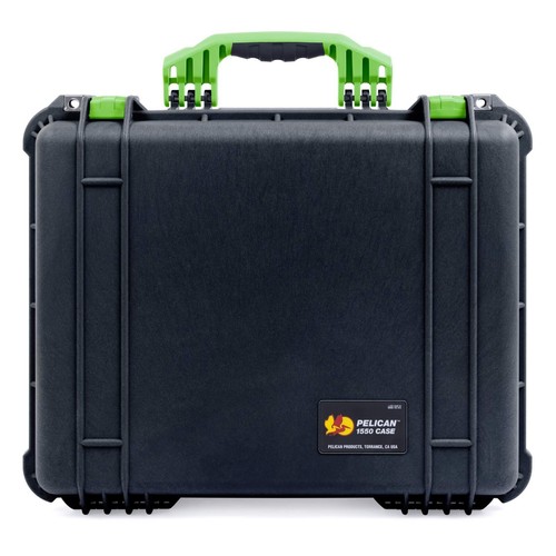 Black lime green pelican - lime,