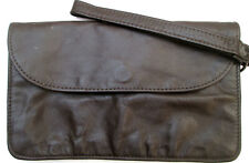 -portefeuille/porte-monnaie type compagnon    cuir  TBEG vintage 