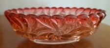 BACCARAT - porte-savon série « Rosaces multiples » - cristal moulé rose teinté