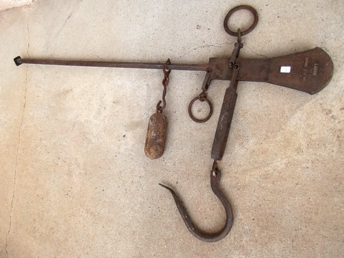 Outil ancien peson - ),
