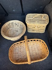 Panier Rotin Osier + Corbeille