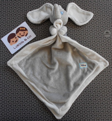 Doudou dumbo semi plat peluche - doudou,