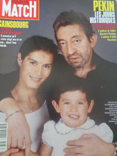 ?  Paris Match n° 2088 de 1989 -Gainsbourg - Bambou - Lulu -