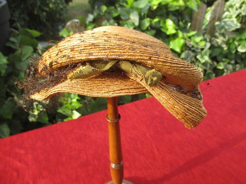 Chapeau ancien paille - fine, et