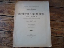 LORRAINE - REPERTOIRE NUMERIQUE SERIE R GUERRE AFFAIRE MILITAIRES MEURTHE 1925