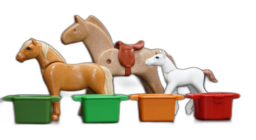 Playmobil cheval avec - , selle