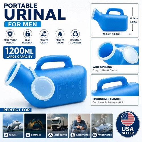1pcs 1200ml portable urinal - 1pcs,