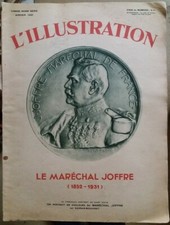 C1 14 18 Illustration MARECHAL JOFFRE 1931 Grand Format ILLUSTRE