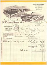 GRANGES-sur-VOLOGNE & AUMONTZEY (88) USINES FILATURE TISSAGE "WALTER-SEITZ" 1922