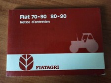 Livret Utilisation Tracteur Fiatagri 70-90 80-90