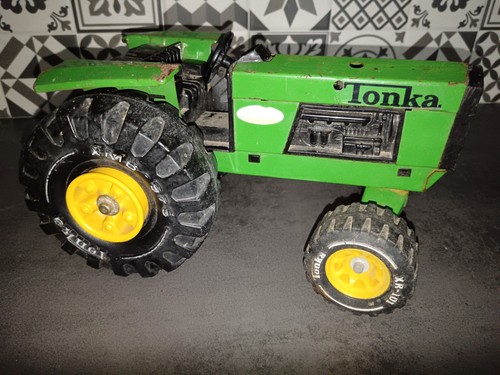 Jouet ancien tracteur tonka - ancien,