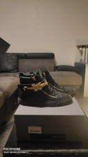 GIUSEPPE ZANOTTI HIGH TOP GOLDEN CROCO SNEAKERS Sz EU 42