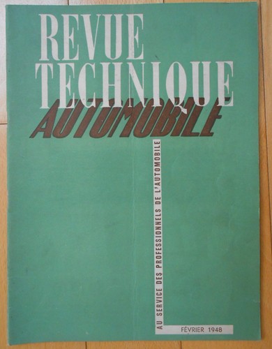 Revue technique automobile - technique,